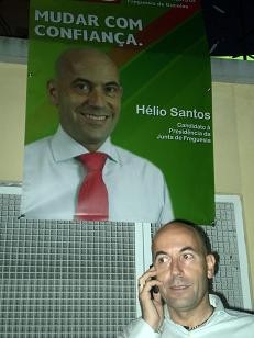 HÉLIO SANTOS É O PRESIDENTE DA JUNTA DE FREGUESIA DE BUCELAS